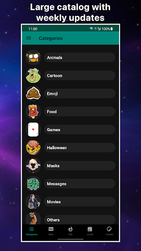 StickerPacks & editor - Image screenshot of android app