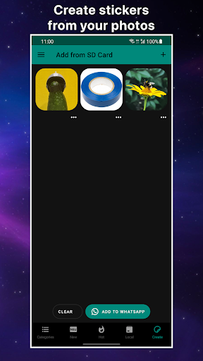 StickerPacks & editor - Image screenshot of android app