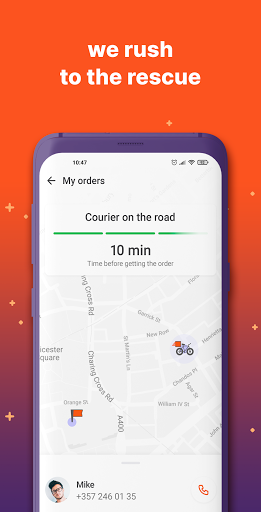Rocket-Food Delivery - Image screenshot of android app