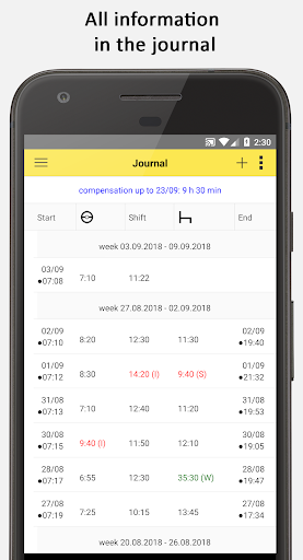 Tachograph - Mobile Helper - عکس برنامه موبایلی اندروید