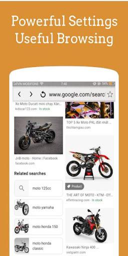 X Pro Browser - عکس برنامه موبایلی اندروید