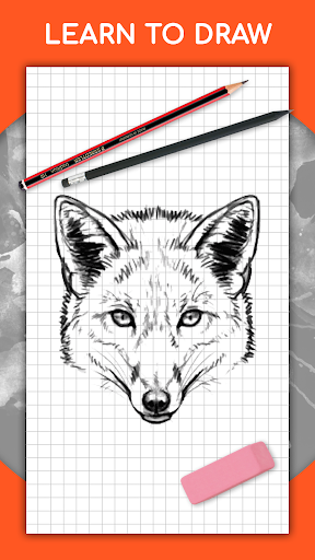 How to draw animals by steps - Image screenshot of android app