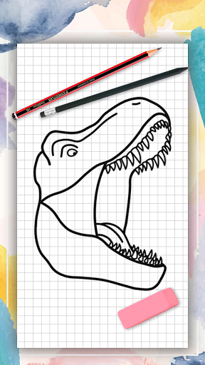 How to draw - learn to draw - Image screenshot of android app
