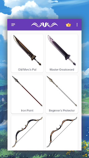 How to draw genshin weapons - Image screenshot of android app