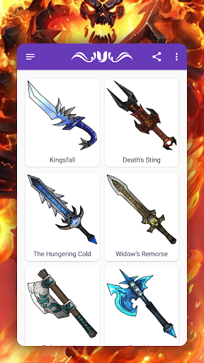 How to draw fantasy weapons - Image screenshot of android app