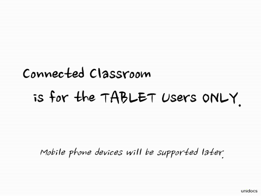 Connected Classroom - Student - Image screenshot of android app