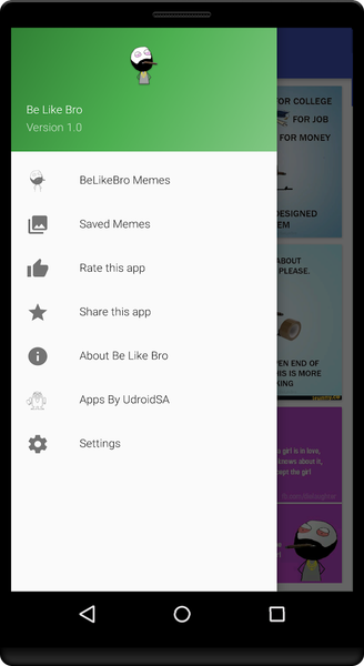 Be Like Bro - Image screenshot of android app