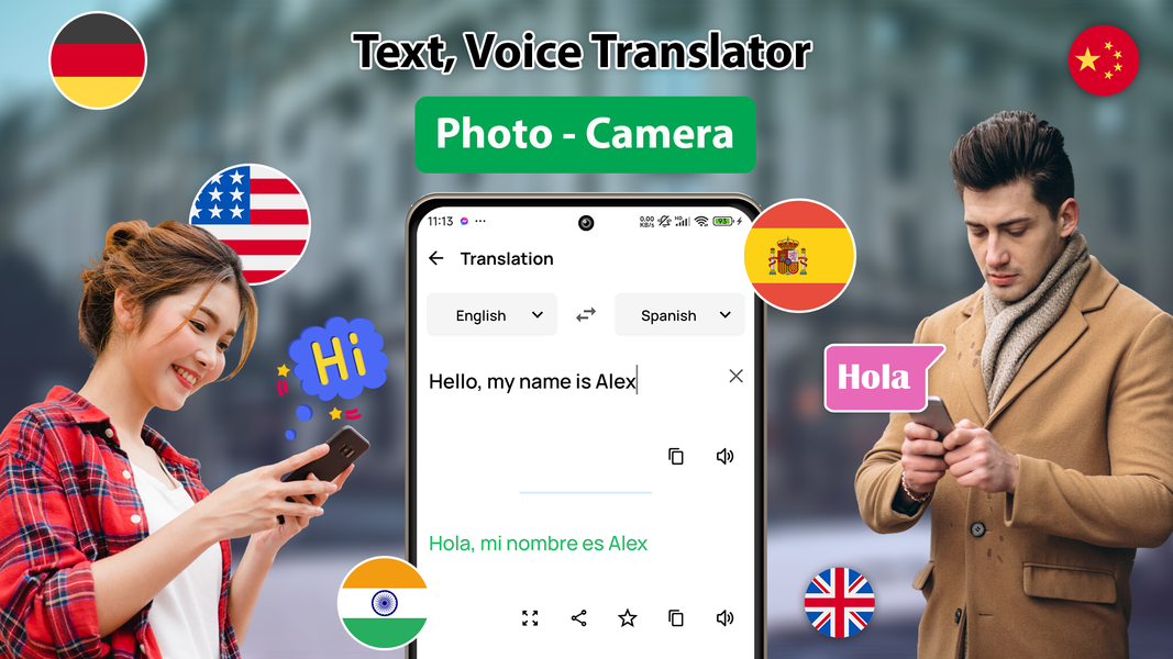 Translator: Language Translate - عکس برنامه موبایلی اندروید