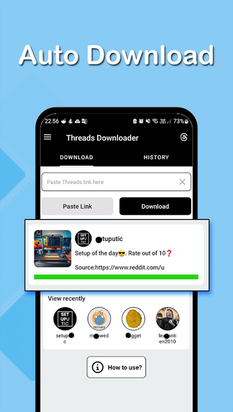 Video downloader for Thread - Image screenshot of android app