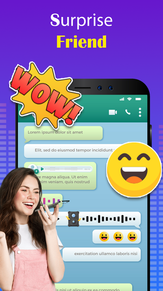 Voice Changer - Sound Effects - عکس برنامه موبایلی اندروید