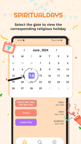 SpiritualDays - Image screenshot of android app