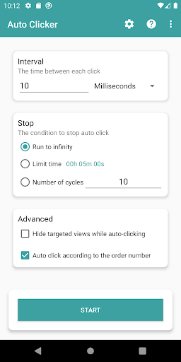 Auto Clicker Lite - عکس برنامه موبایلی اندروید