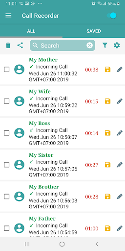 Auto Call Recorder - عکس برنامه موبایلی اندروید