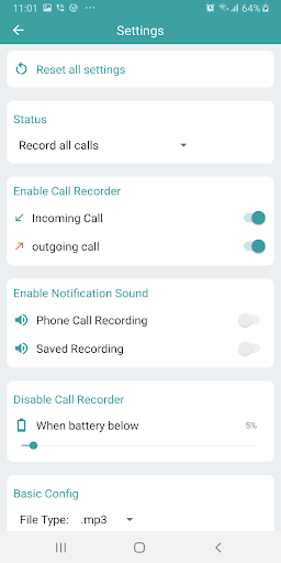 Auto Call Recorder - عکس برنامه موبایلی اندروید