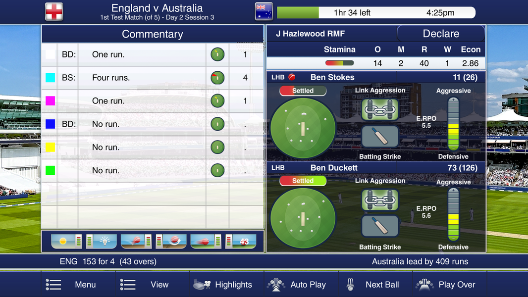 Cricket Captain ۲۰۲۳ - عکس بازی موبایلی اندروید