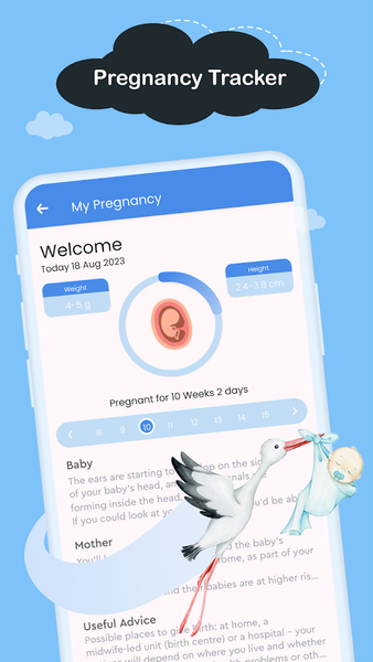 Pregnancy & Baby Tracker - Image screenshot of android app