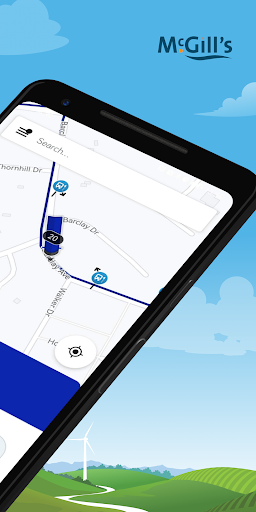 McGill’s Buses - Image screenshot of android app
