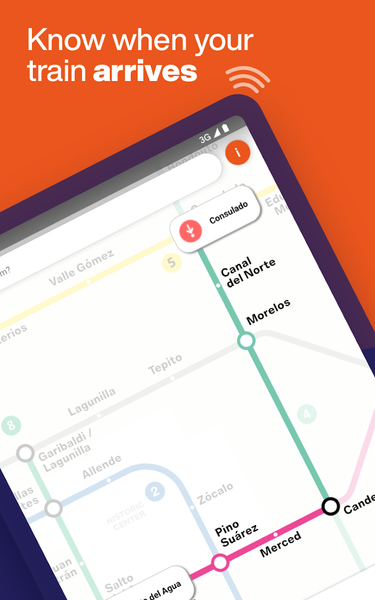Mexico City Metro Map & Route - عکس برنامه موبایلی اندروید