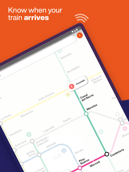 Mexico City Metro Map & Route - عکس برنامه موبایلی اندروید