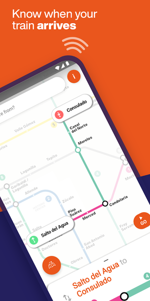 Mexico City Metro Map & Route - عکس برنامه موبایلی اندروید