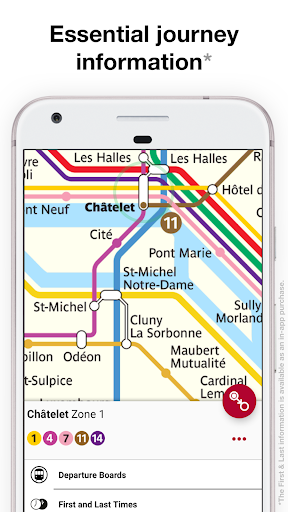 Paris Metro – Map and Routes - عکس برنامه موبایلی اندروید