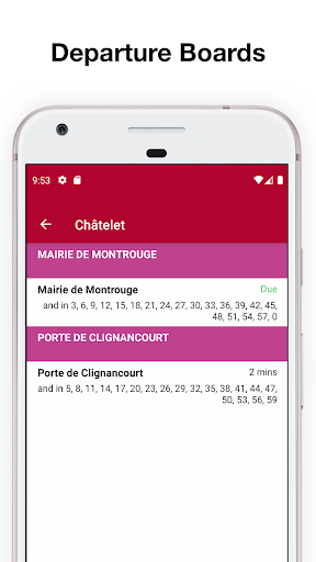 Paris Metro – Map and Routes - عکس برنامه موبایلی اندروید