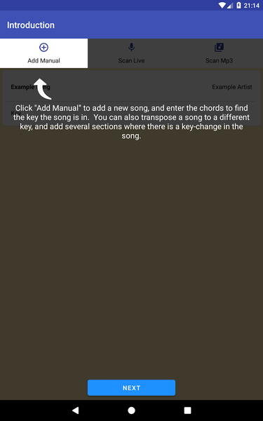Song Key Finder - Image screenshot of android app