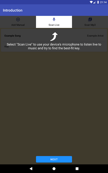 Song Key Finder - Image screenshot of android app
