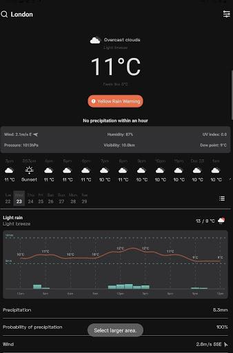 OpenWeather - عکس برنامه موبایلی اندروید
