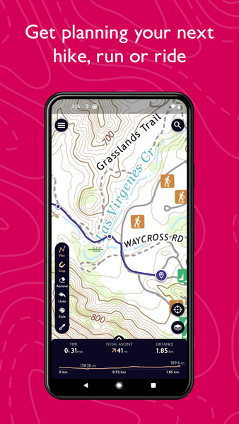 OS Maps: Walk, Hike, Run, Bike - عکس برنامه موبایلی اندروید