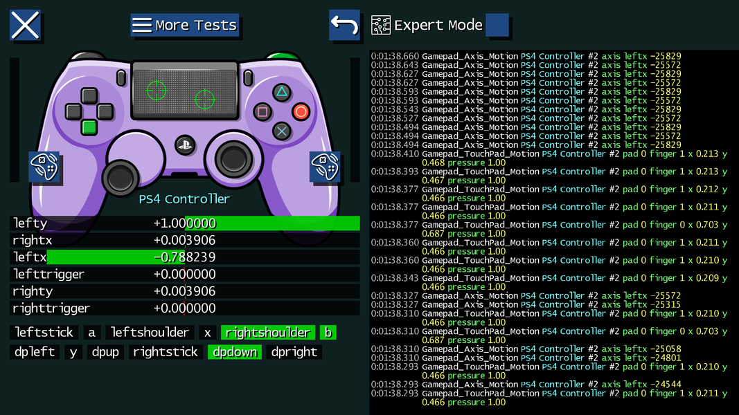 Game Controller Tester - Image screenshot of android app