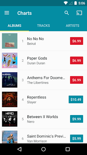 7digital Music Store - Image screenshot of android app