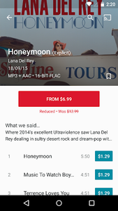 7digital Music Store - Image screenshot of android app