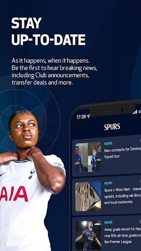 Official Spurs + Stadium App - Image screenshot of android app