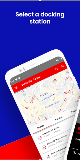 Santander Cycles - Image screenshot of android app