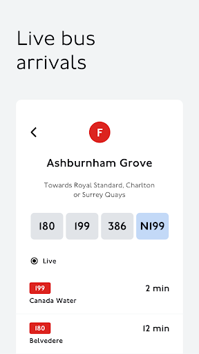 TfL Go: Plan, Pay, Travel - عکس برنامه موبایلی اندروید