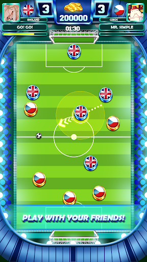 Soccer! All Stars Battle [2 Player] - Gameplay image of android game