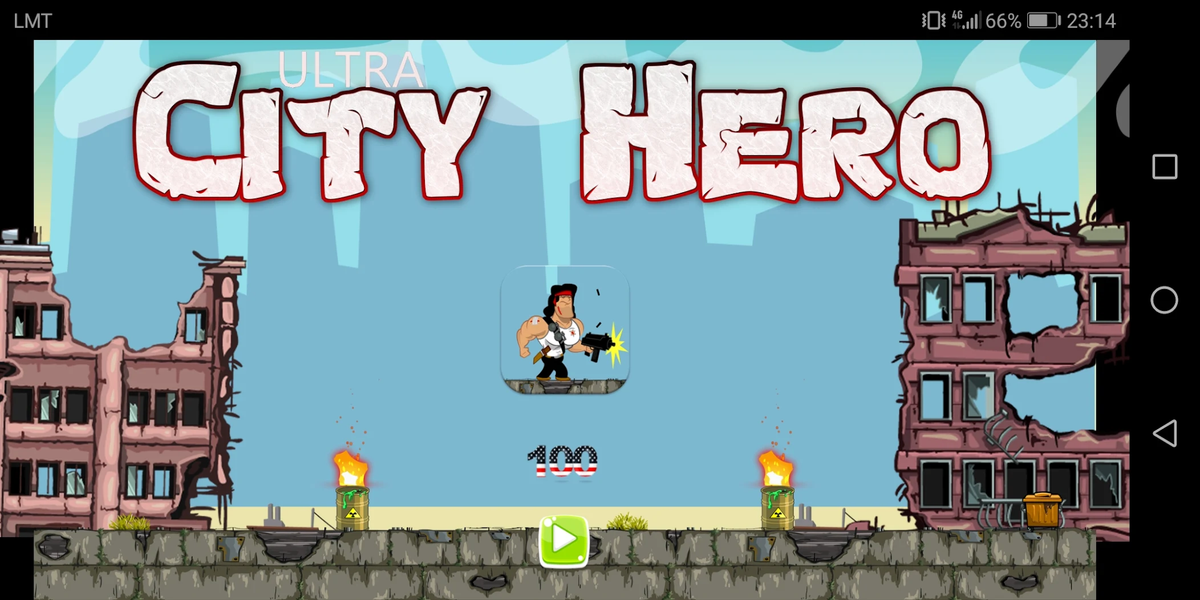 Ultra City Hero - Gameplay image of android game