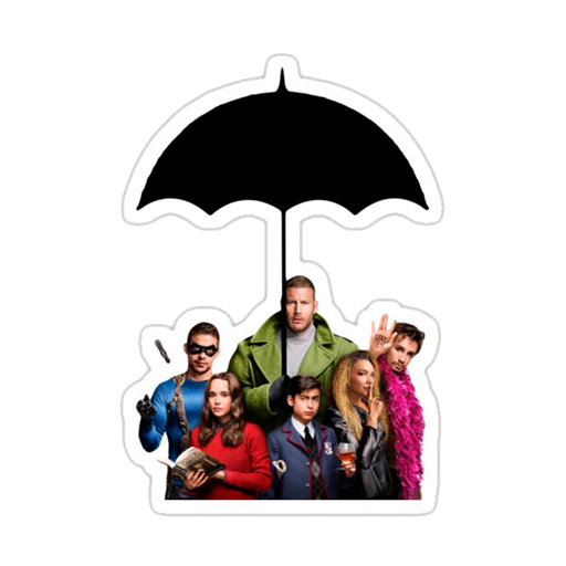 Umbrella Academy Stickers - Image screenshot of android app