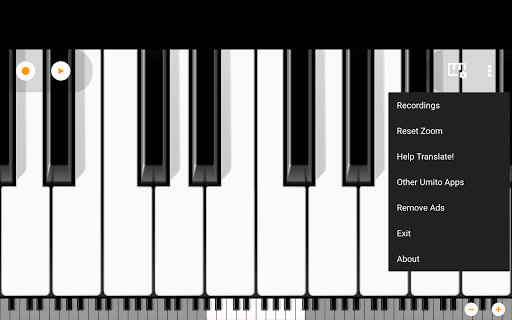 Mini Piano Lite - Image screenshot of android app