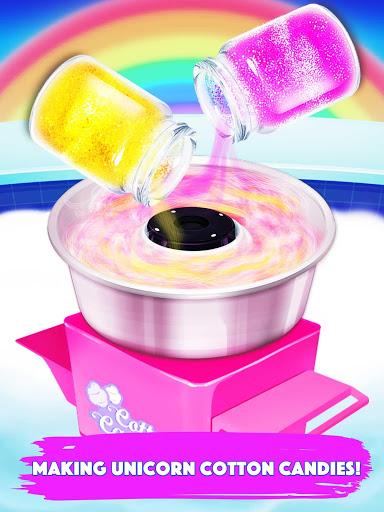 Unicorn Cotton Candy - Cooking Games for Girls - عکس بازی موبایلی اندروید