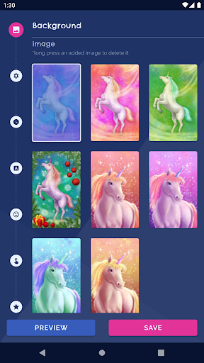 Unicorn Fantasy Live Wallpaper - Image screenshot of android app