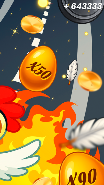 Chicken Flame Road Quest - عکس بازی موبایلی اندروید