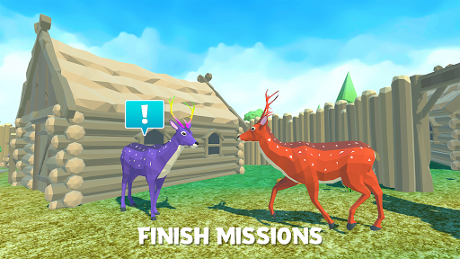 Deer Family Simulator - Gameplay image of android game