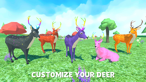 Deer Family Simulator - Gameplay image of android game