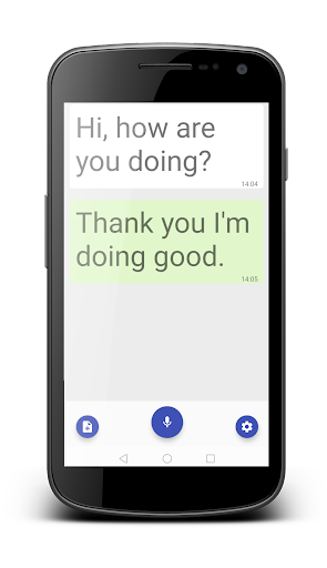 Talk to deaf - Image screenshot of android app