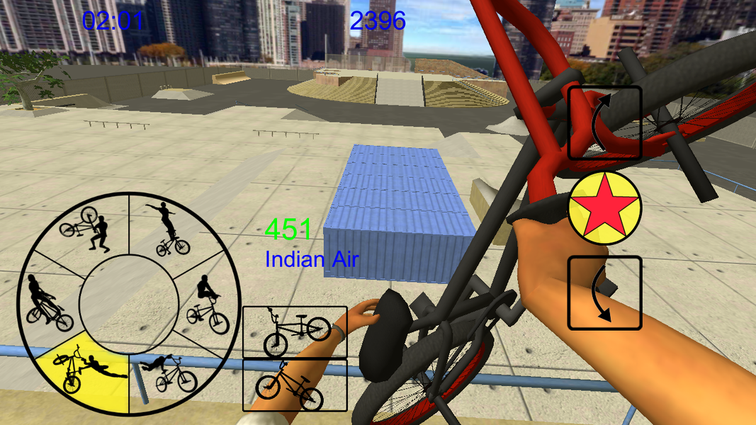 BMX Freestyle Extreme 3D – دوچرخه‌ سواری آزاد - Gameplay image of android game