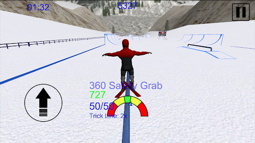 Ski Freestyle Mountain - Gameplay image of android game