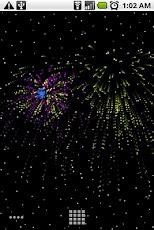 Fireworks Live Wallpaper - Image screenshot of android app