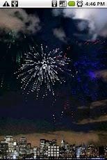 Fireworks Live Wallpaper - Image screenshot of android app